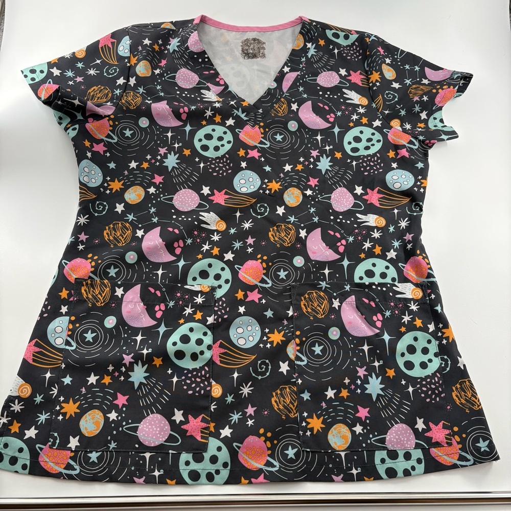 Black Scrub Top